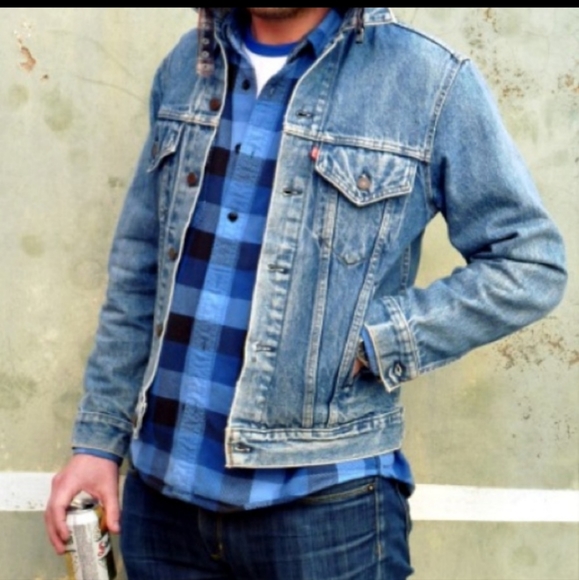 Levi's Other - Vintage Levi’s denim jeans trucker jacket XXL Ligh Wash